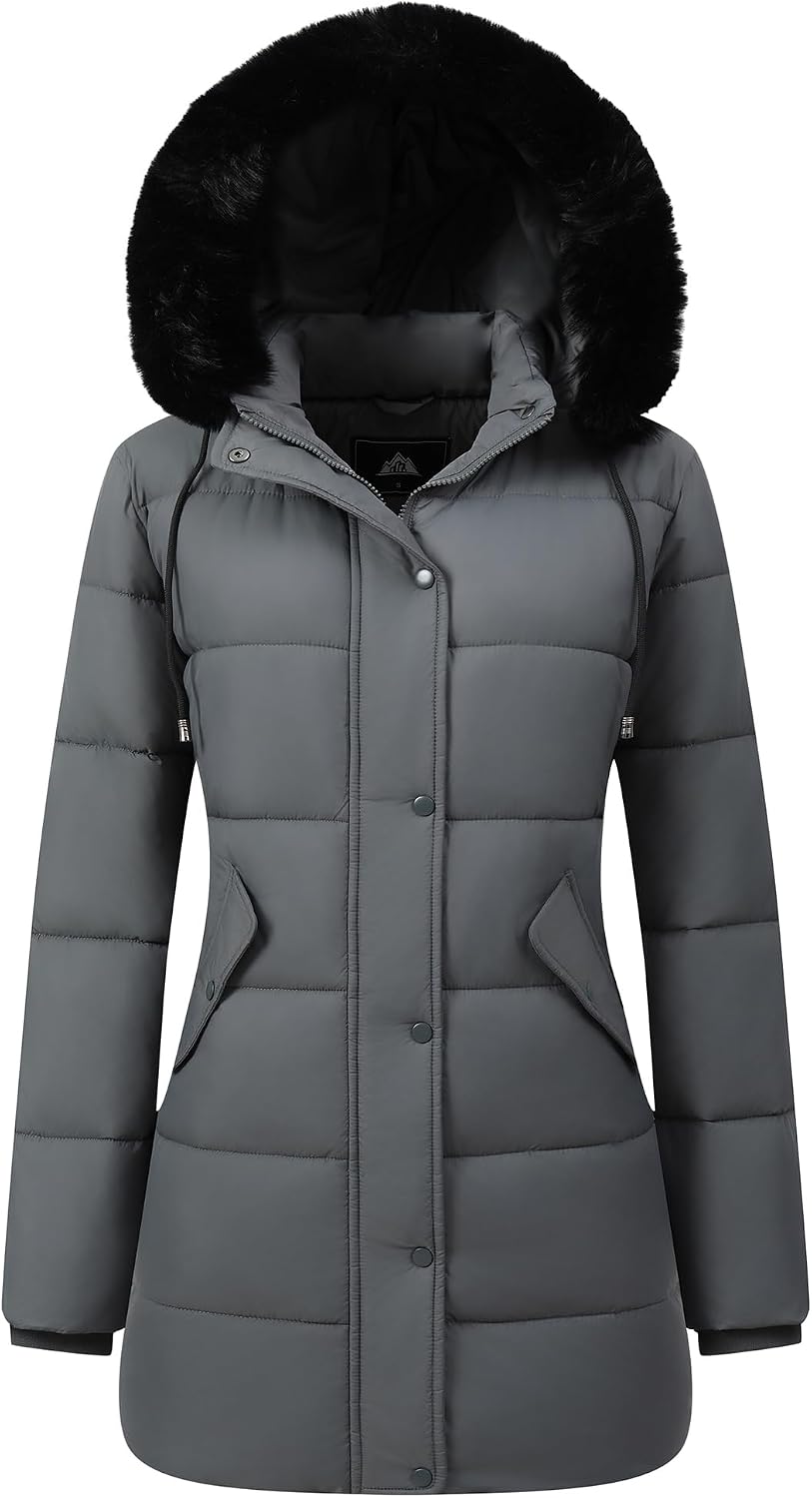 Women's Winter Coat Long Waterproof Parka - Warm Snow Jacket for Women,Windproof Winter Jacket for Cold Weather
