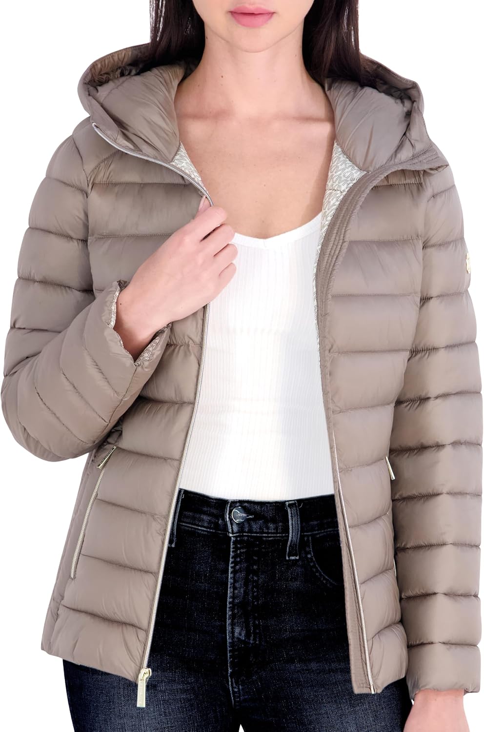Women's Hooded Packable Puffer Jacket